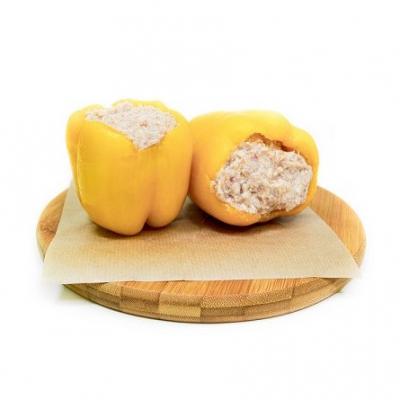Перец фаршированный с рисом и мясом
